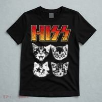 HISS Cat Funny Cats Kittens Rock Music Cat Lover Hiss T-Shirt thumb 5