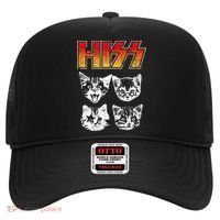 HISS Cat Funny Cats Kittens Rock Music Cat Lover Hiss Hat thumb 0