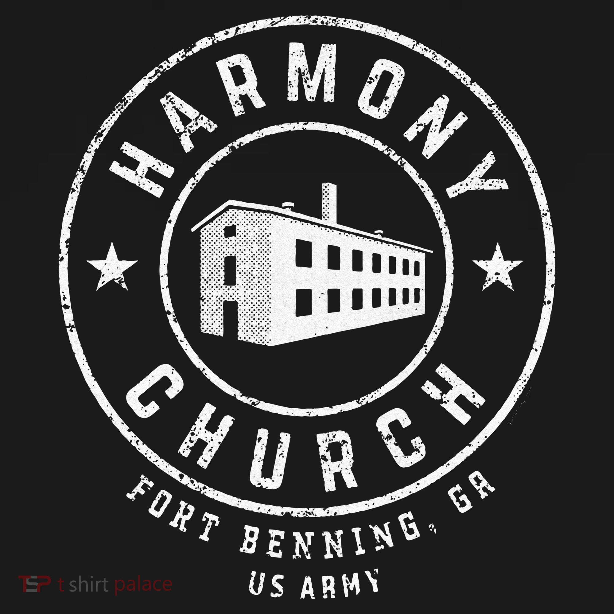 Harmony Church Fort Benning GA Coaster