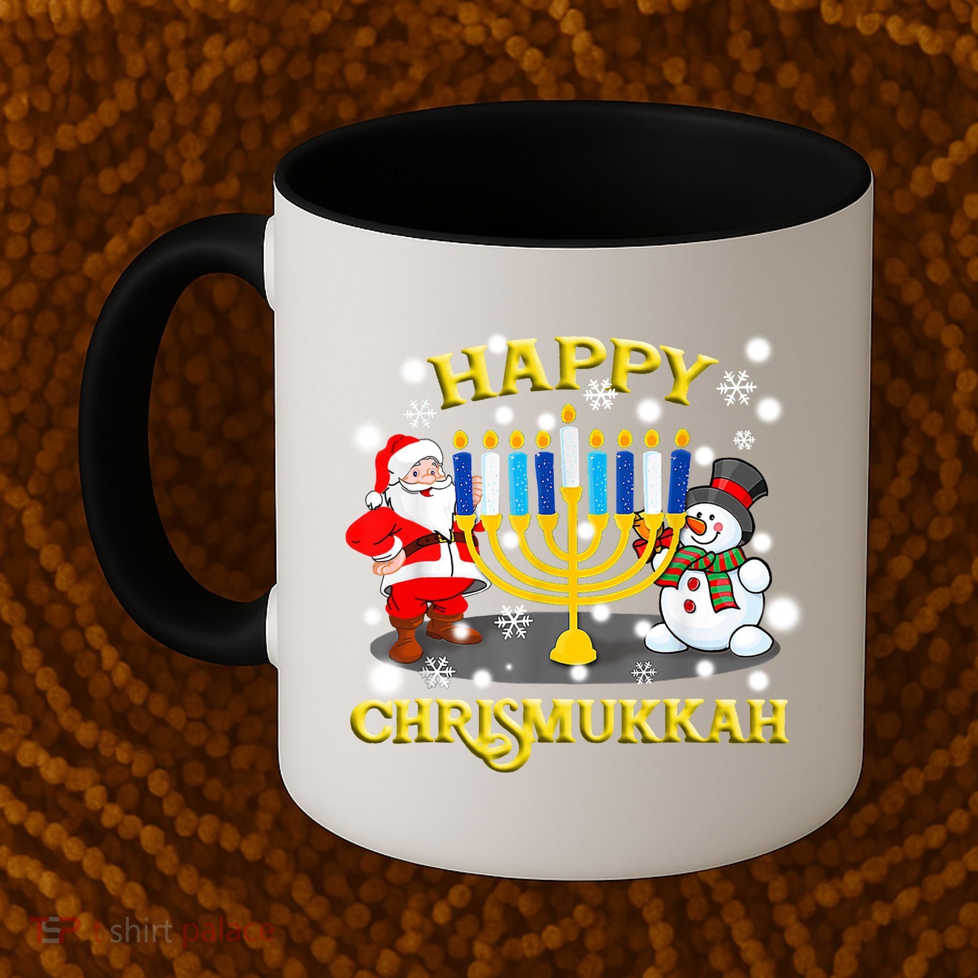 Happy Chrismukkah Funny Hanukkah Christmas Jewish Holiday Coffee Mug