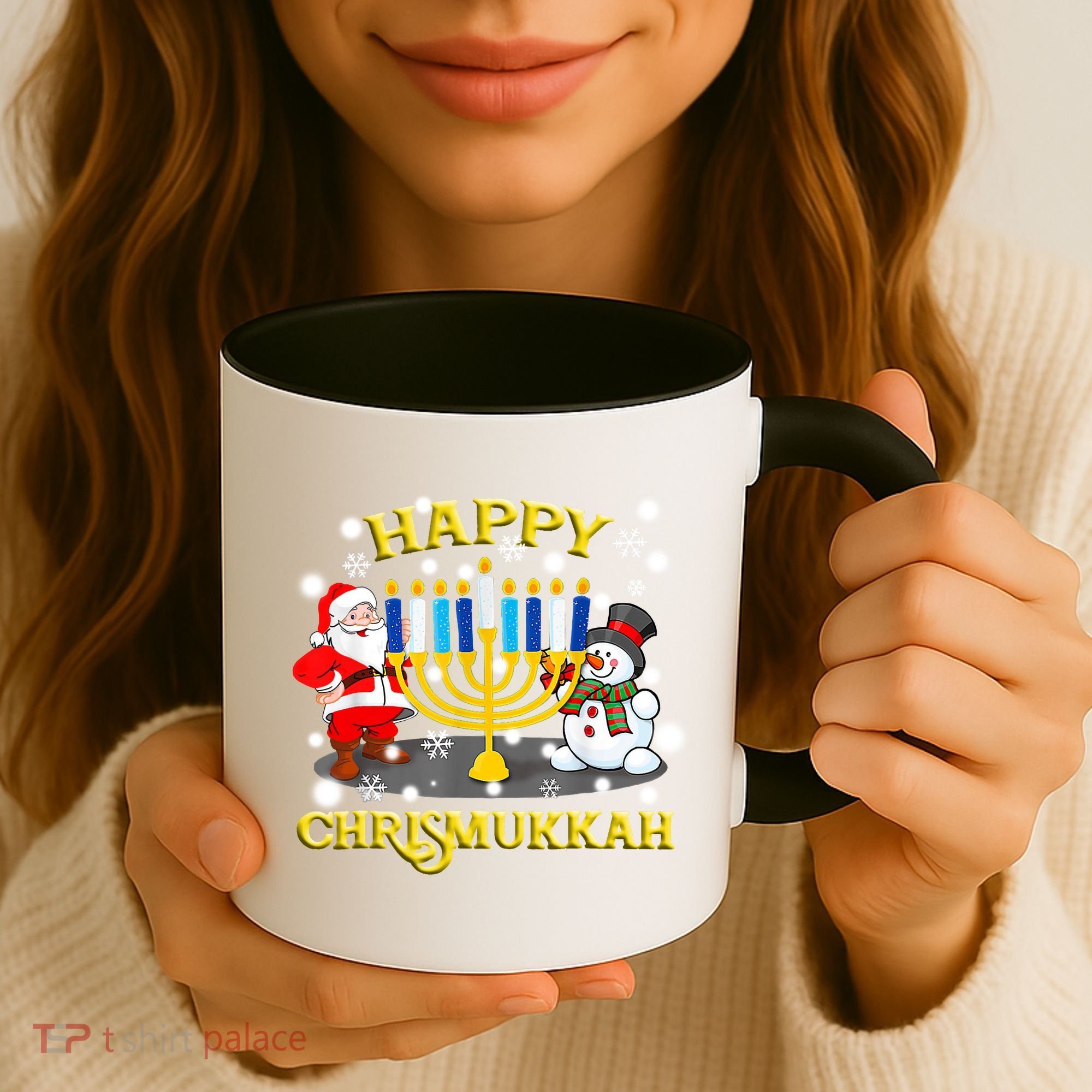 Happy Chrismukkah Funny Hanukkah Christmas Jewish Holiday Coffee Mug