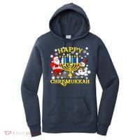 Happy Chrismukkah Funny Hanukkah Christmas Jewish Holiday Women's Hoodie thumb 0