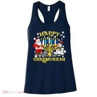 Happy Chrismukkah Funny Hanukkah Christmas Jewish Holiday Women's Tank Top thumb 0
