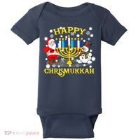 Happy Chrismukkah Funny Hanukkah Christmas Jewish Holiday Baby Bodysuit thumb 0