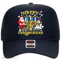 Happy Chrismukkah Funny Hanukkah Christmas Jewish Holiday Hat thumb 0