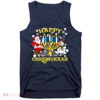 Happy Chrismukkah Funny Hanukkah Christmas Jewish Holiday Tank Top thumb 0