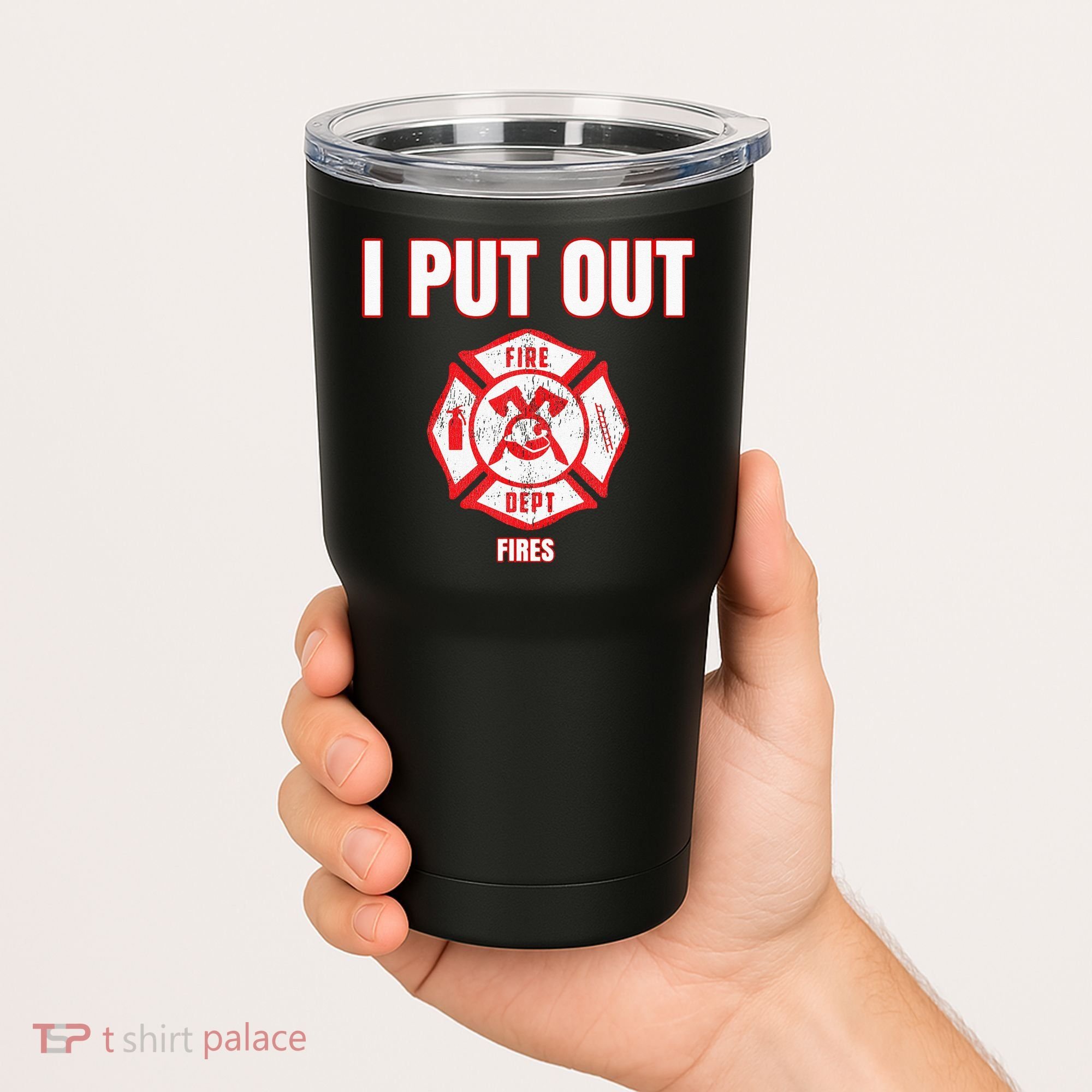 Halloween Costume Funny Firefighter I Put Out Fires Firemen Tumbler