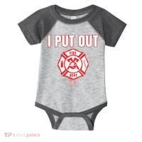 Halloween Costume Funny Firefighter I Put Out Fires Firemen Infant Baby Jersey Bodysuit thumb 0