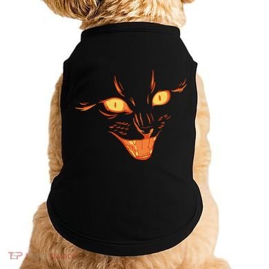 Halloween Cat Face Doggie Tank