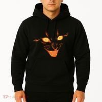 Halloween Cat Face Hoodie thumb 2