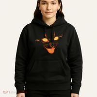 Halloween Cat Face Hoodie thumb 5