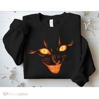 Halloween Cat Face Sweatshirt thumb 2