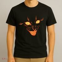Halloween Cat Face T-Shirt thumb 3