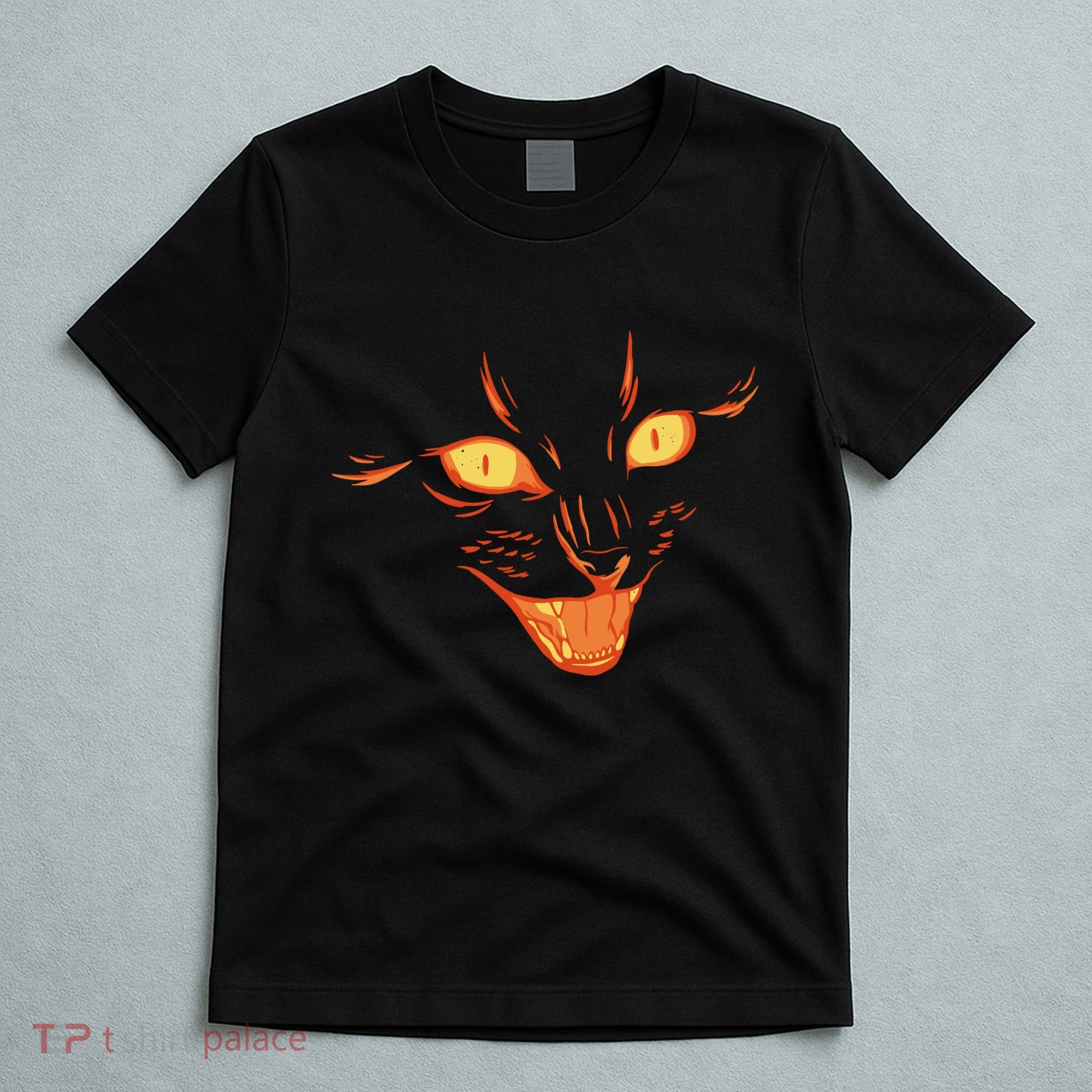 Halloween Cat Face T-Shirt