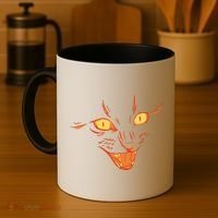 Halloween Cat Face Coffee Mug thumb 4