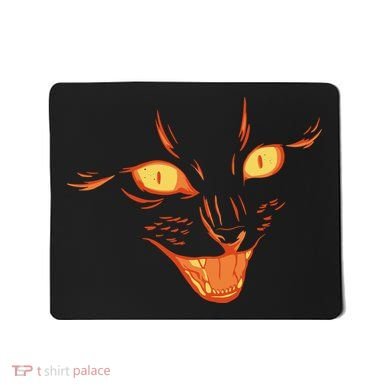 Halloween Cat Face Mousepad