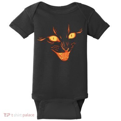 Halloween Cat Face Baby Bodysuit