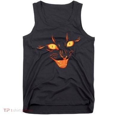 Halloween Cat Face Tank Top