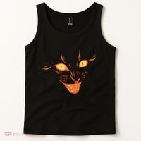 Halloween Cat Face Tank Top thumb 2