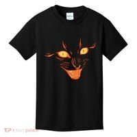 Halloween Cat Face Kids T-Shirt thumb 0