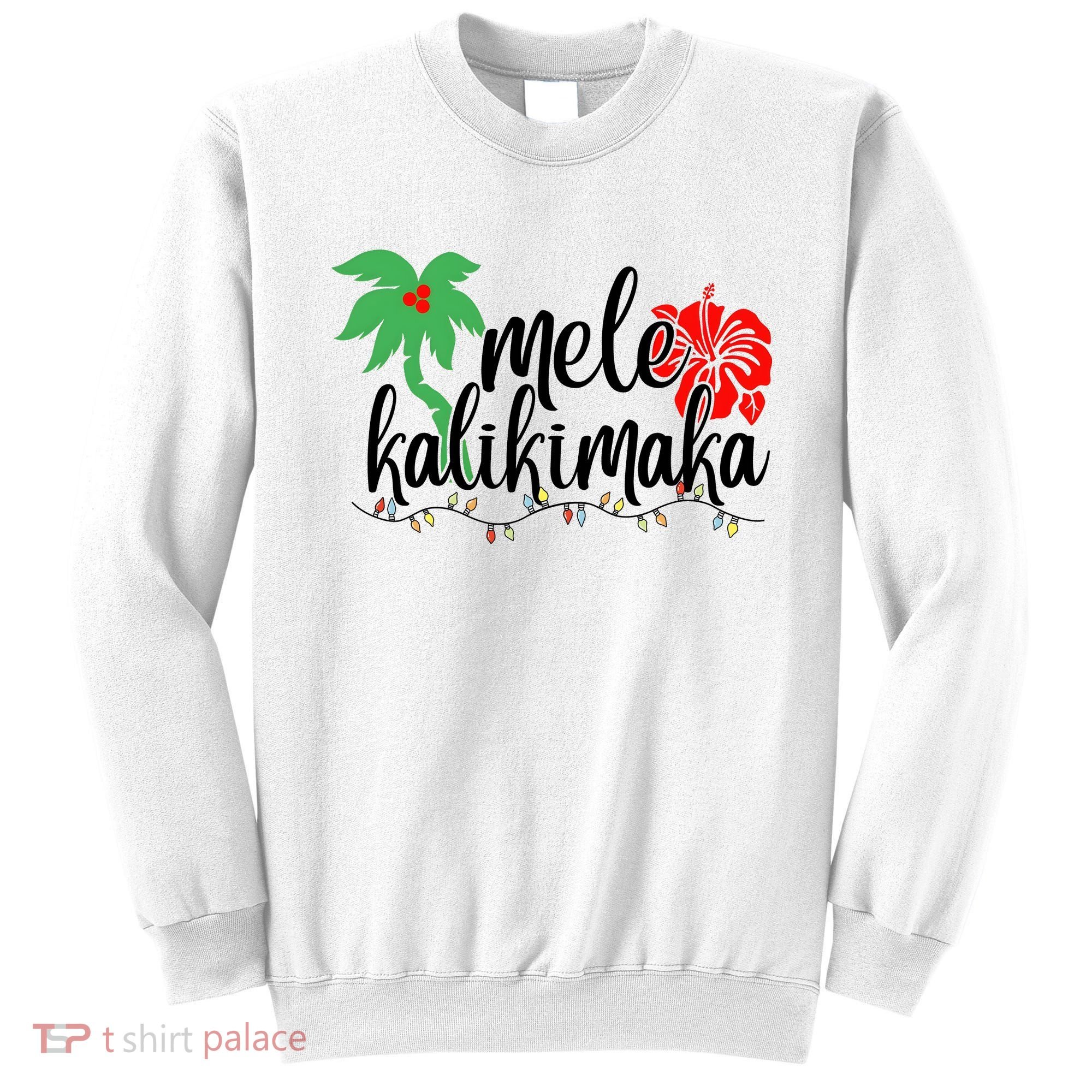Hawaiian Christmas Family Mele Kalikimaka Sweatshirt