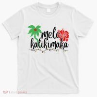 Hawaiian Christmas Family Mele Kalikimaka T-Shirt thumb 0