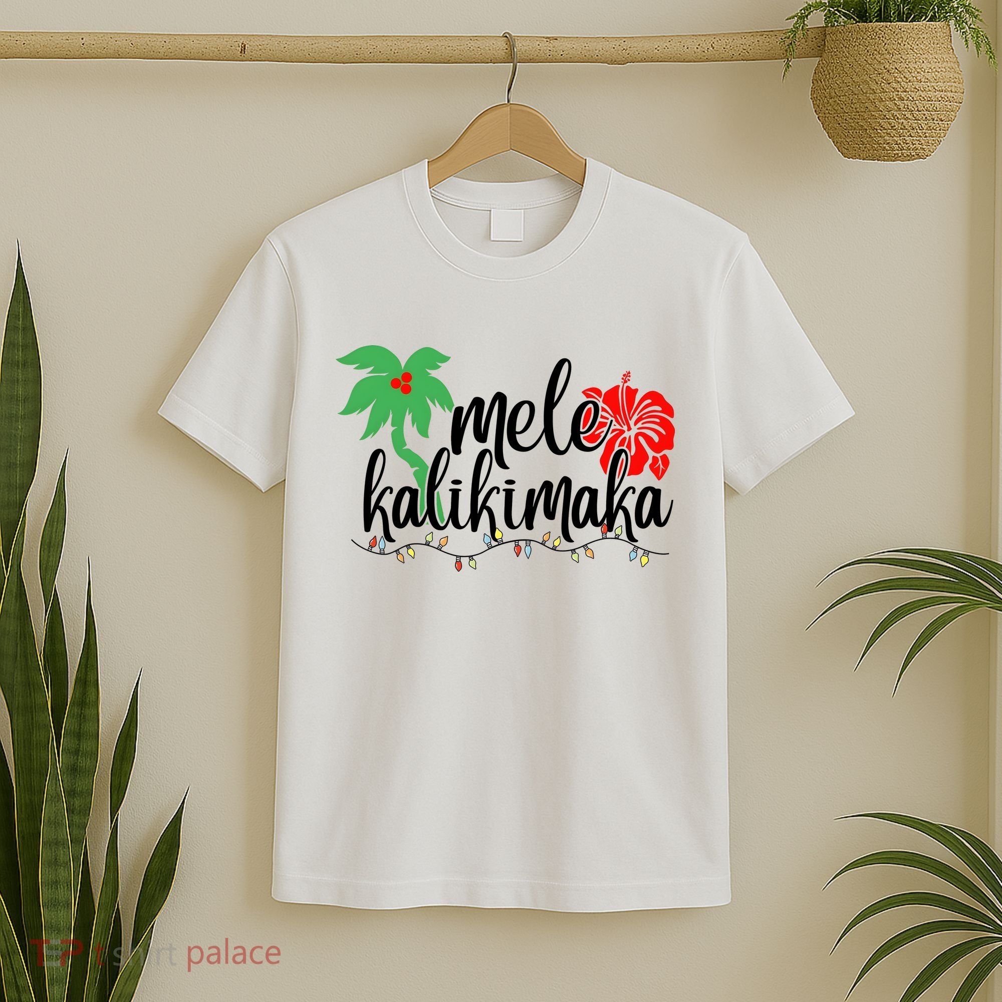 Hawaiian Christmas Family Mele Kalikimaka T-Shirt
