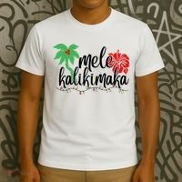 Hawaiian Christmas Family Mele Kalikimaka T-Shirt thumb 3