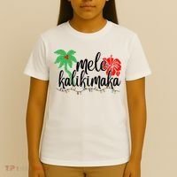 Hawaiian Christmas Family Mele Kalikimaka T-Shirt thumb 4