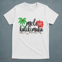 Hawaiian Christmas Family Mele Kalikimaka T-Shirt thumb 5