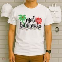 Hawaiian Christmas Family Mele Kalikimaka T-Shirt thumb 6