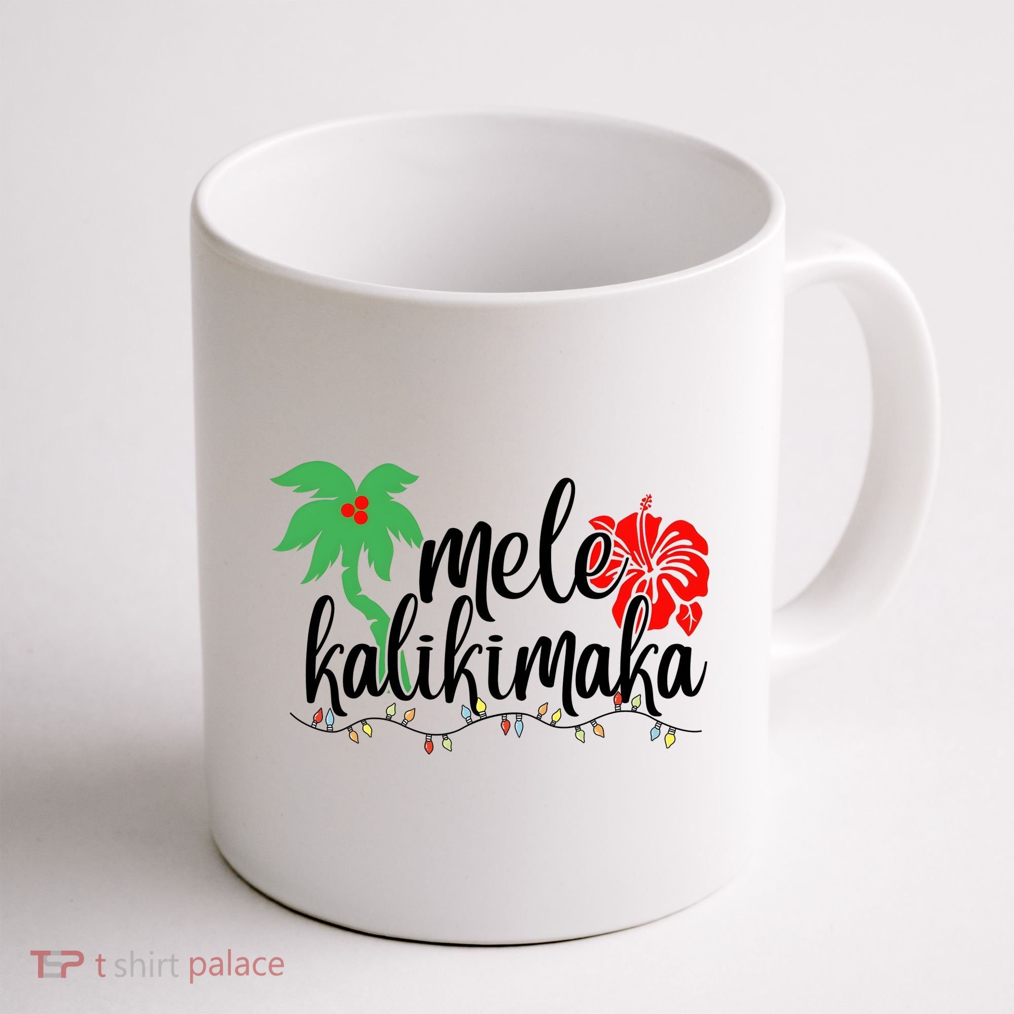 Hawaiian Christmas Family Mele Kalikimaka Coffee Mug