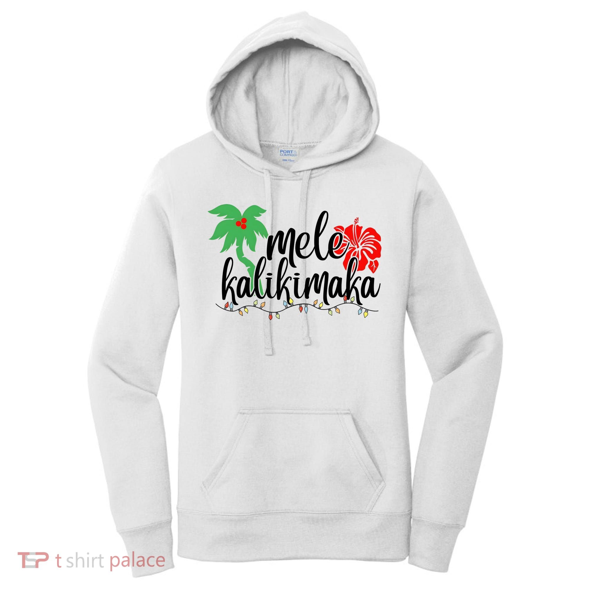 Hawaiian Christmas Family Mele Kalikimaka Women's Hoodie