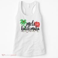 Hawaiian Christmas Family Mele Kalikimaka Women's Tank Top thumb 0