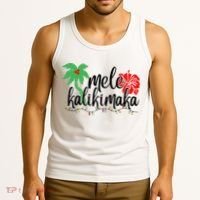 Hawaiian Christmas Family Mele Kalikimaka Tank Top thumb 3