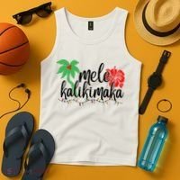 Hawaiian Christmas Family Mele Kalikimaka Tank Top thumb 4