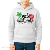 Hawaiian Christmas Family Mele Kalikimaka Kids Hoodie thumb 4