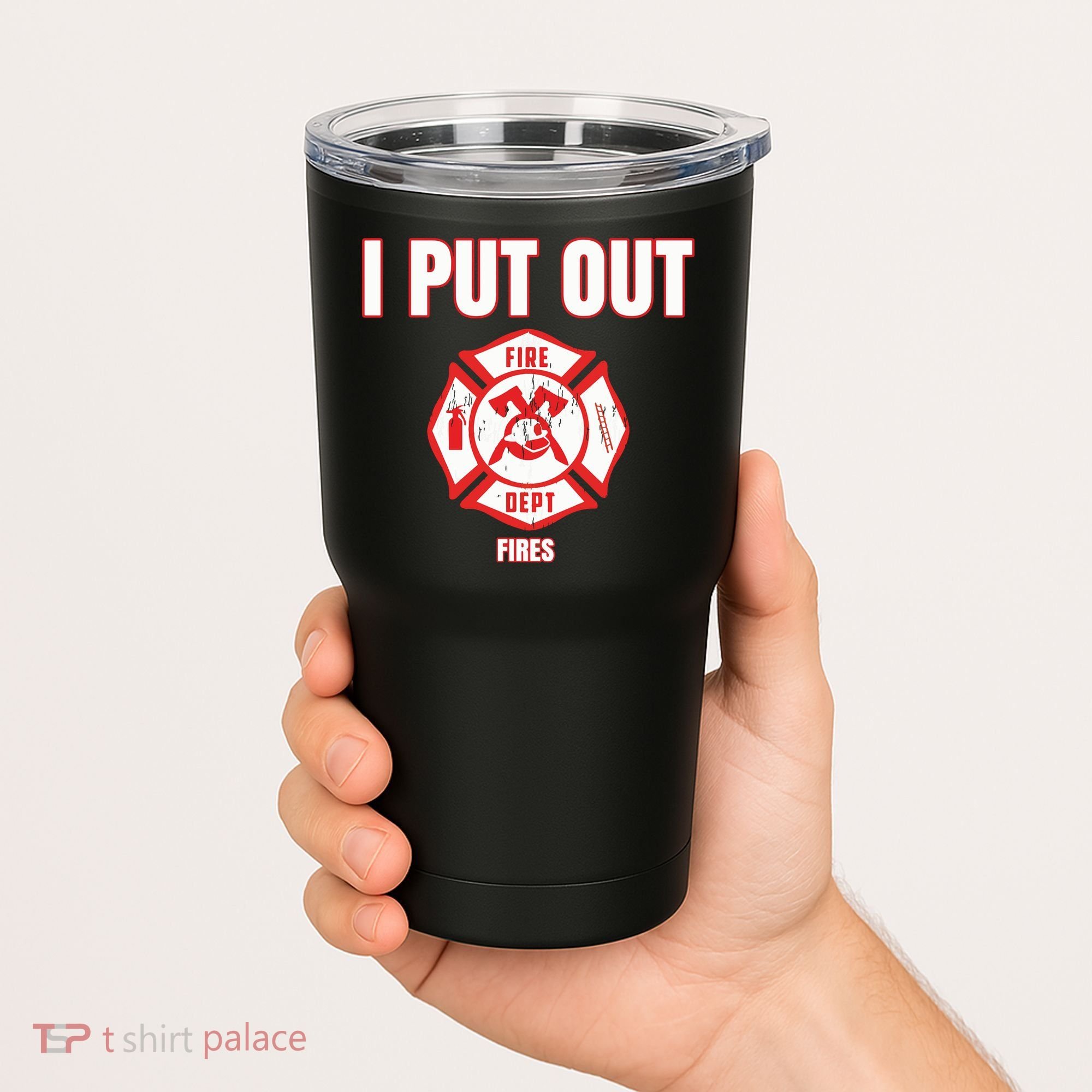 Halloween Costume Funny Firefighter I Put Out Fires Firemen Tumbler
