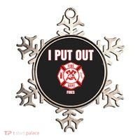 Halloween Costume Funny Firefighter I Put Out Fires Firemen Ornament thumb 0