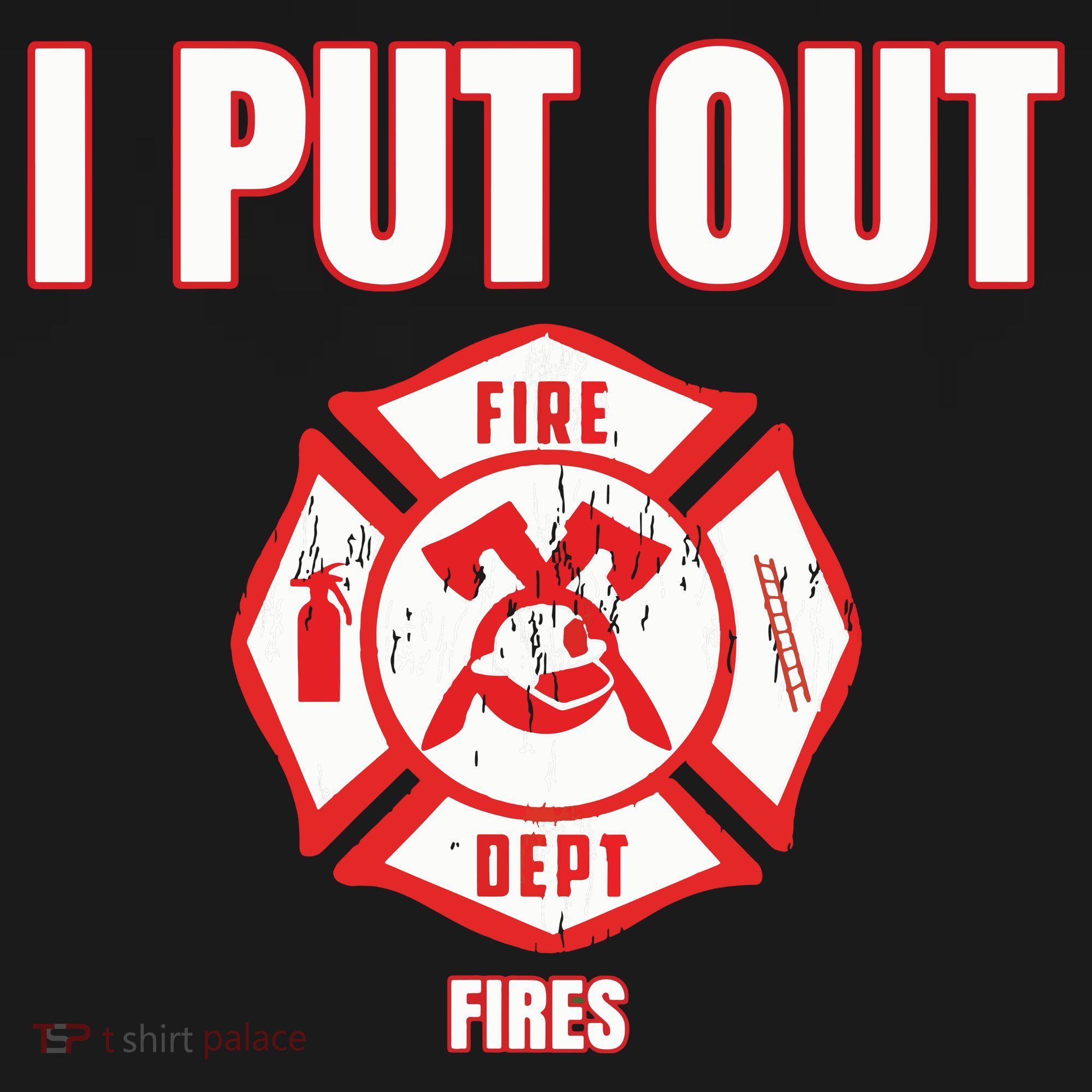 Halloween Costume Funny Firefighter I Put Out Fires Firemen Tank Top