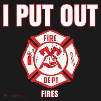 Halloween Costume Funny Firefighter I Put Out Fires Firemen Kids Sweatshirt thumb 2