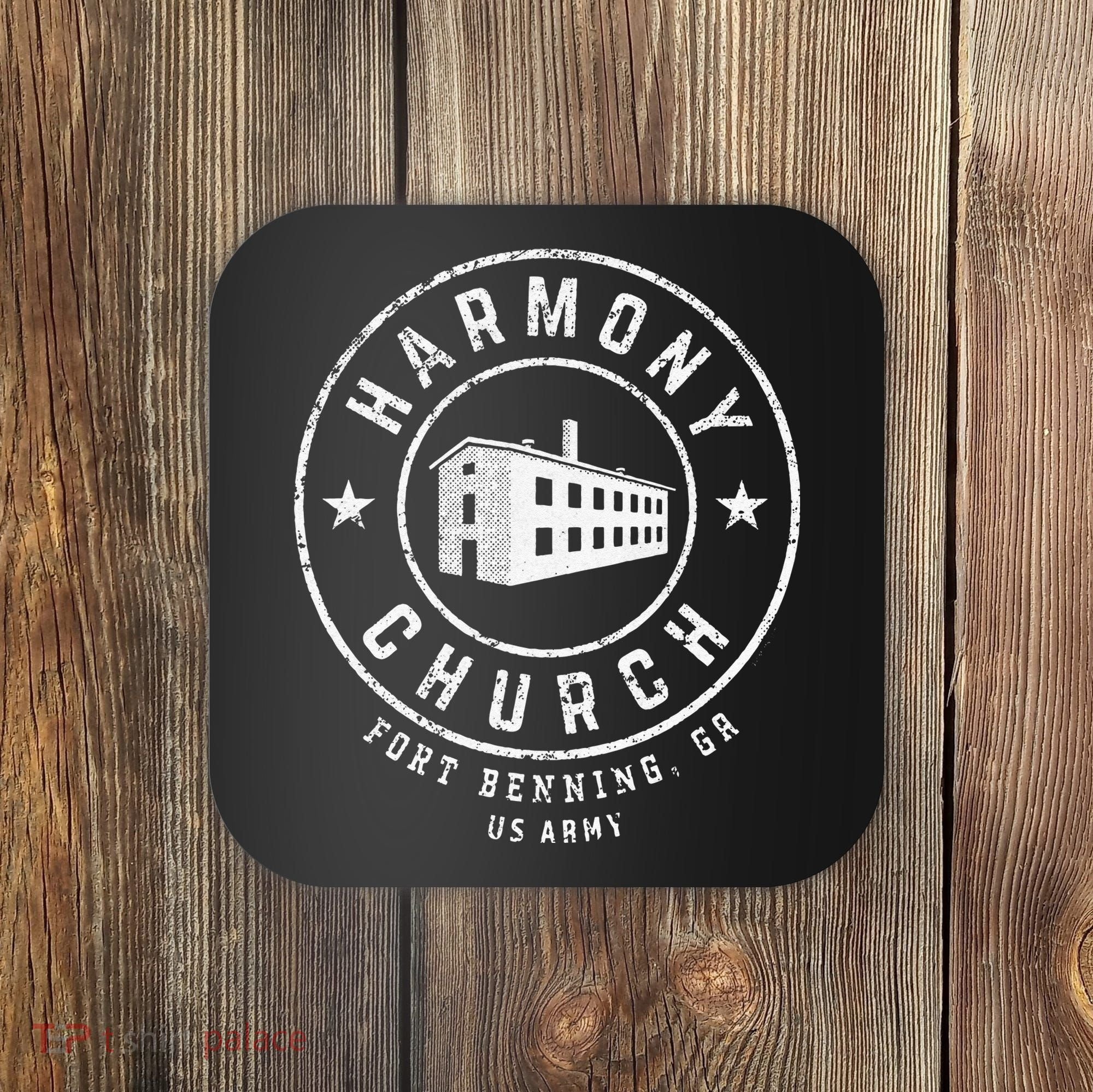 Harmony Church Fort Benning GA Coaster