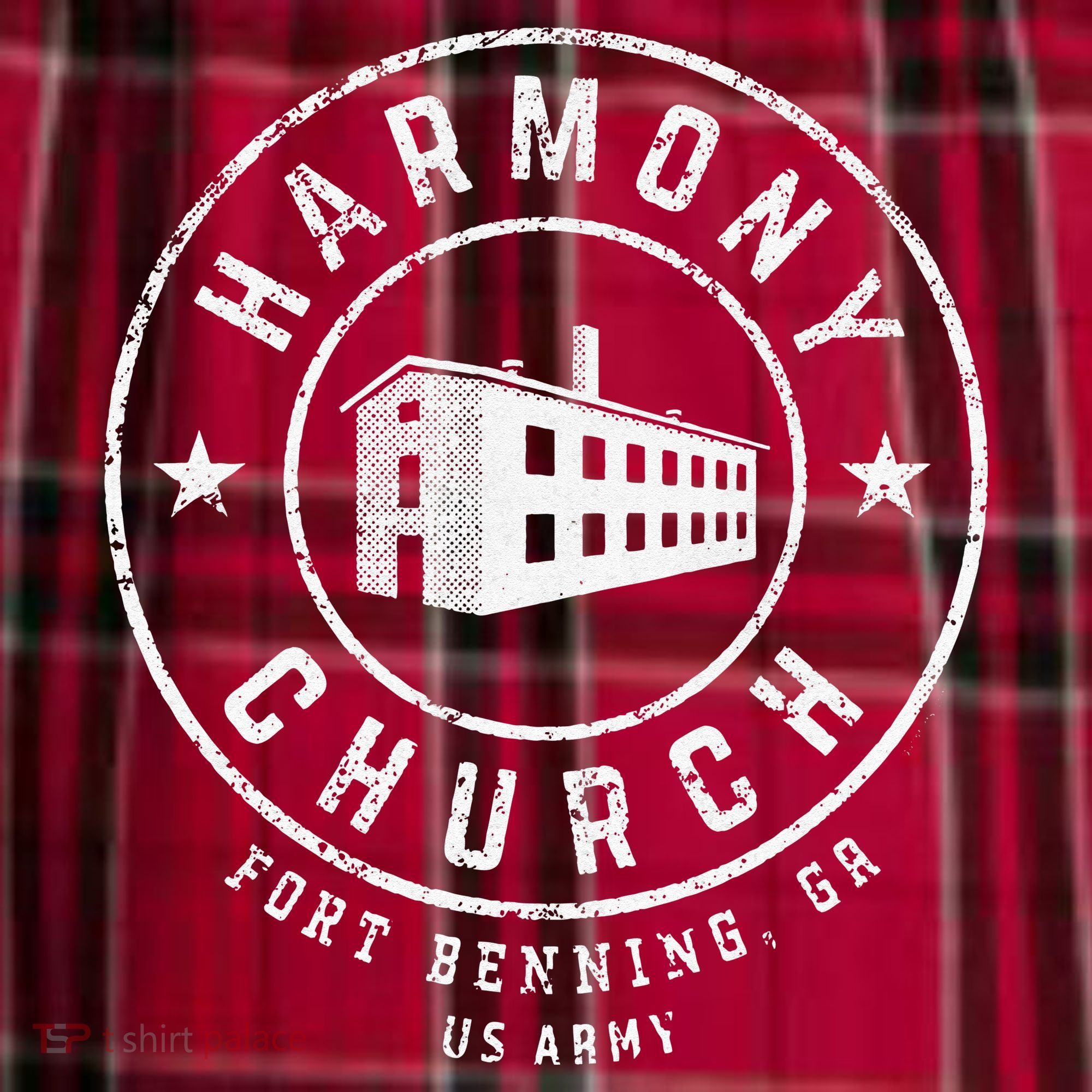 Harmony Church Fort Benning GA Men's Flannel Plaid Pajama Pants