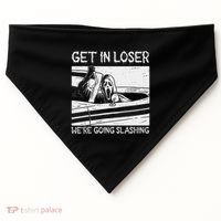Horror Characters Get In Loser Were Going Slashing USA-Made Doggie Bandana thumb 0