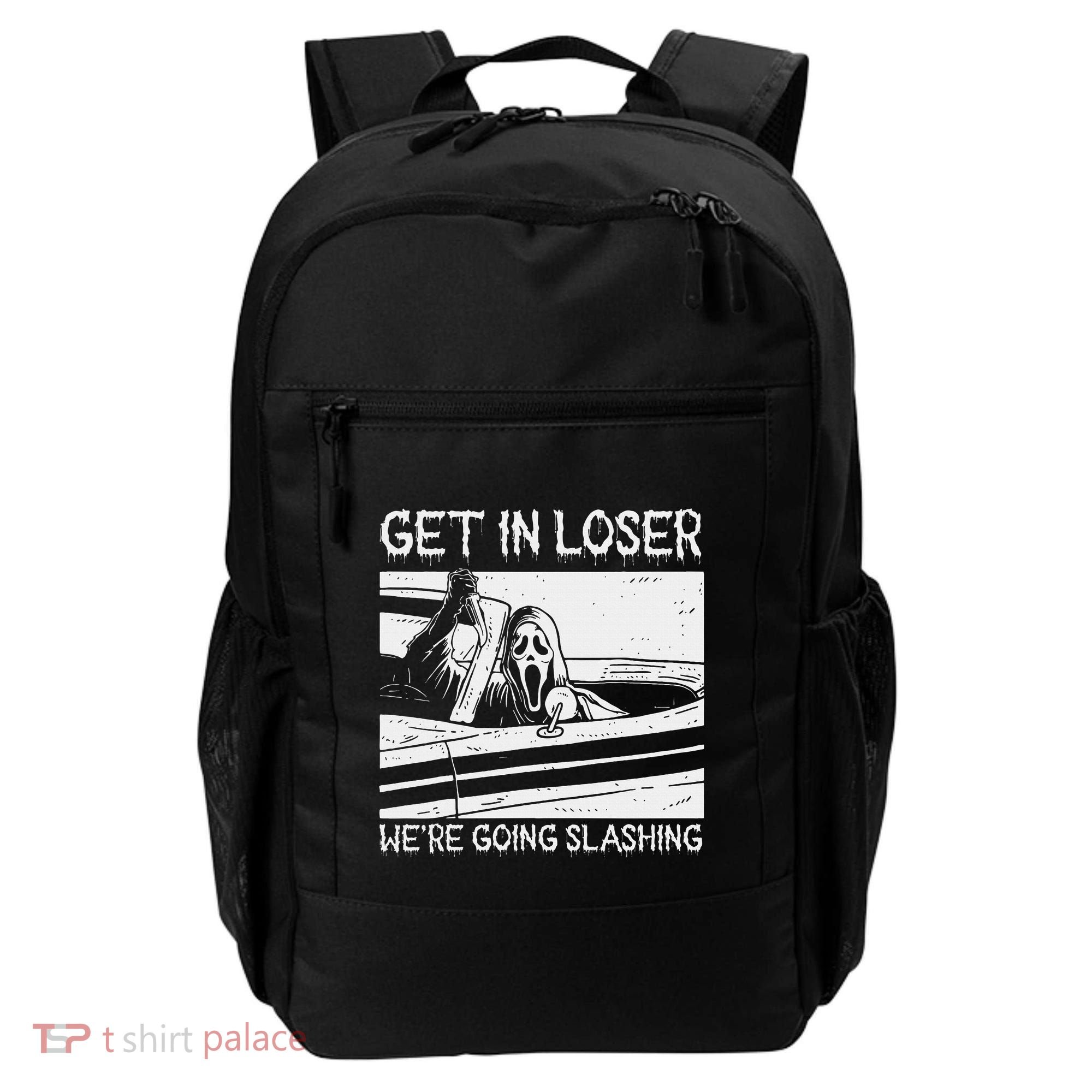 Horror Characters Get In Loser Were Going Slashing Backpack