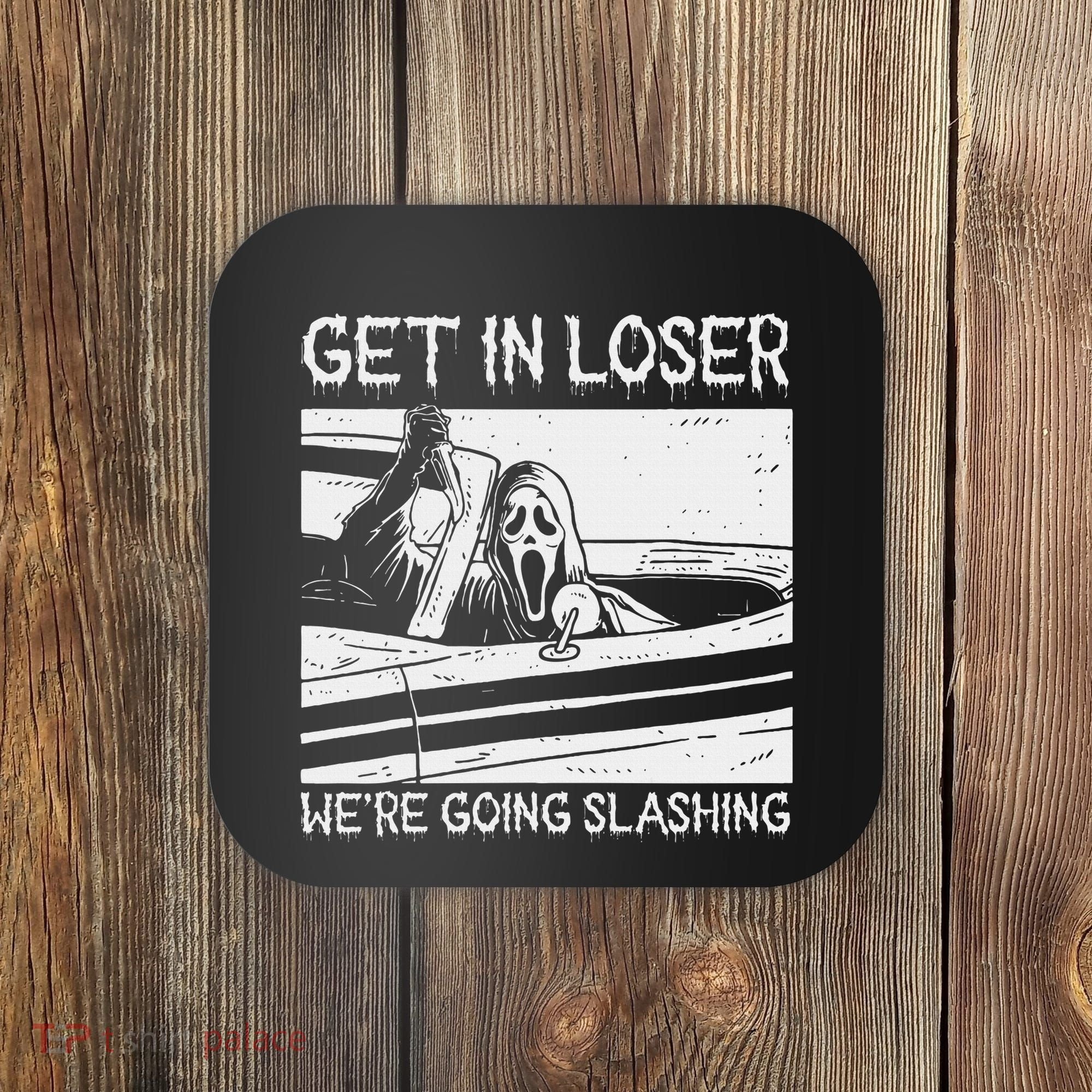 Horror Characters Get In Loser Were Going Slashing Coaster