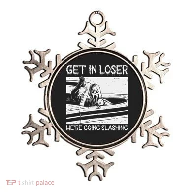 Horror Characters Get In Loser Were Going Slashing Ornament