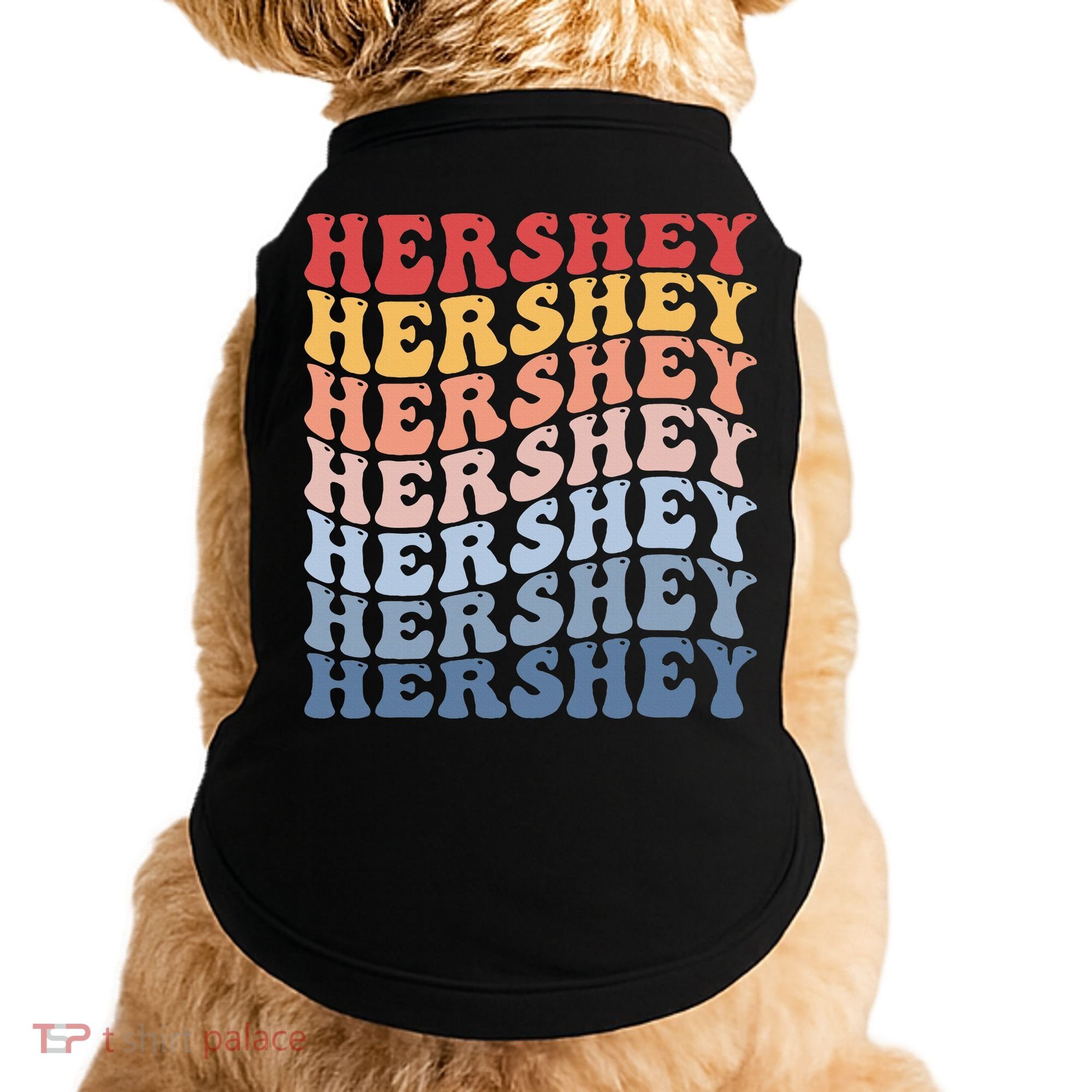 Hershey City Groovy Retro Doggie Tank