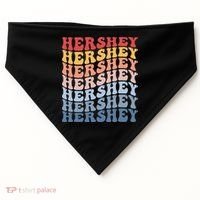 Hershey City Groovy Retro USA-Made Doggie Bandana thumb 0