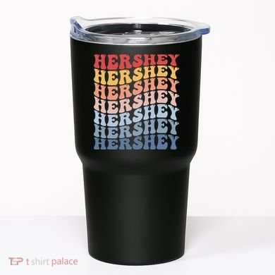 Hershey City Groovy Retro Tumbler